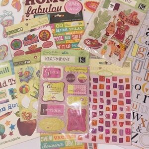 Scrapbook Stickers Y2K Scrapbook Stickers Pastel Girly Scrapbook Stickers Set